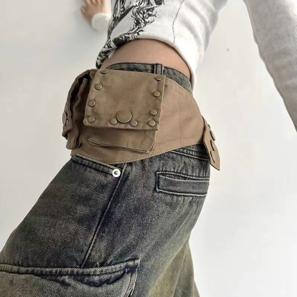 Women'S Bum Bags - Torba na pas ze stopu, grunge'owy