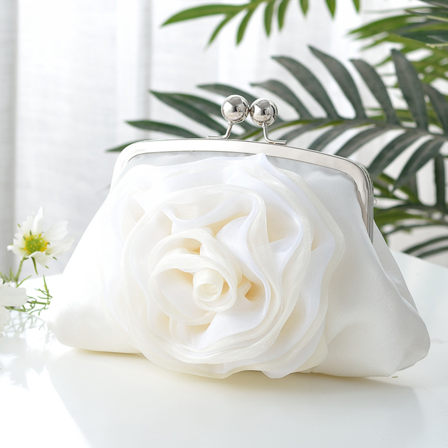 Women Hand Bags Sale - Wyprzedaż Torebka Wieczorowa Kwiatowa Druhna Mała