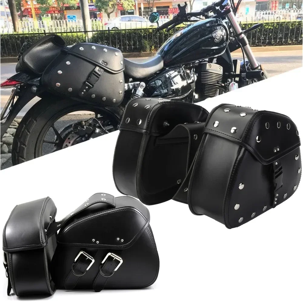 Saddle Bag Leather - Uniwersalna wodoodporna sakwa motocyklowa rowerowa z
