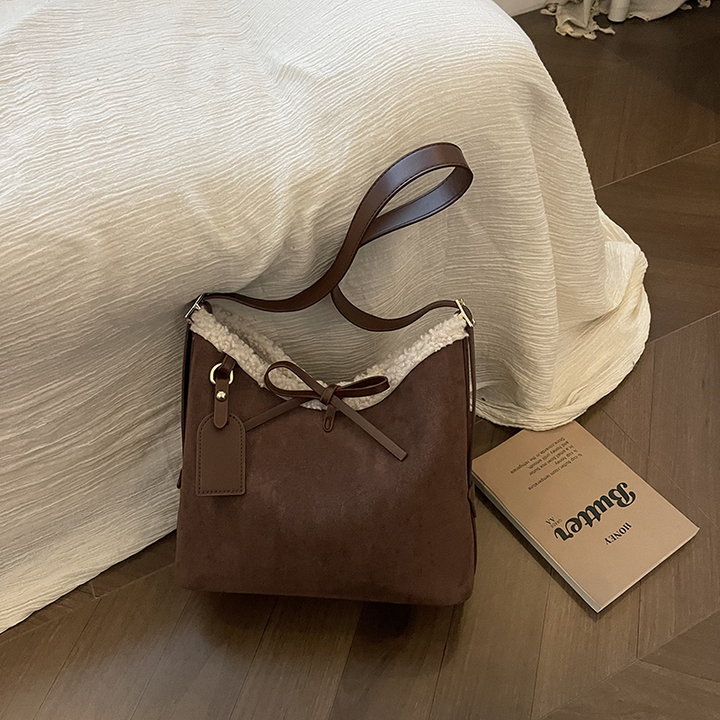 Women Bags Branded Sale - Torebki crossbody z imitacji zamszu w