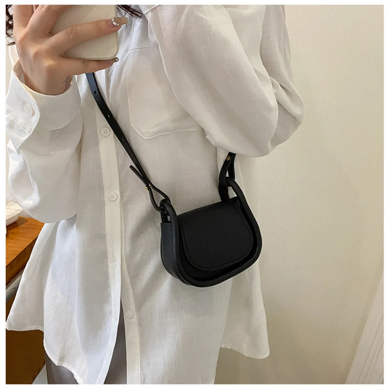 Saddle Bag Leather - Cukierki kolor moda PU skóra Mini