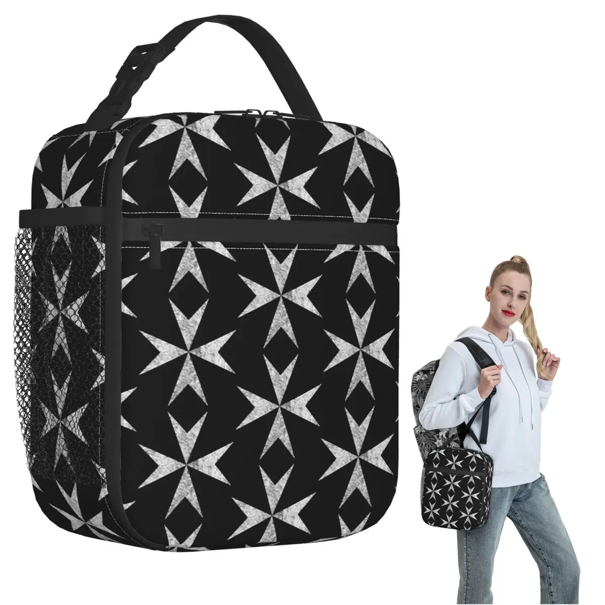 Women Bags Malta - Torba Termiczna na Lunch z Motywem