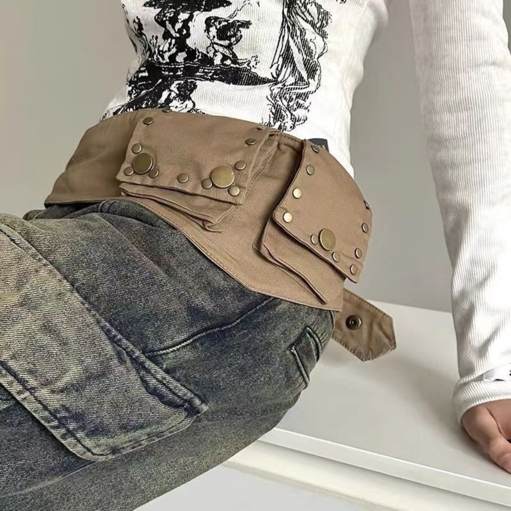 Women'S Bum Bags - Torba biodrowa ze stopu w stylu