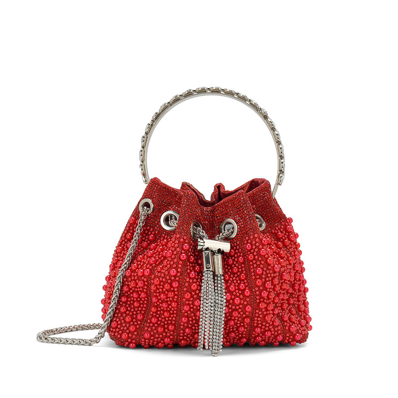 Evening Bag Beaded - Nowa Torebka Damska typu Bucket z