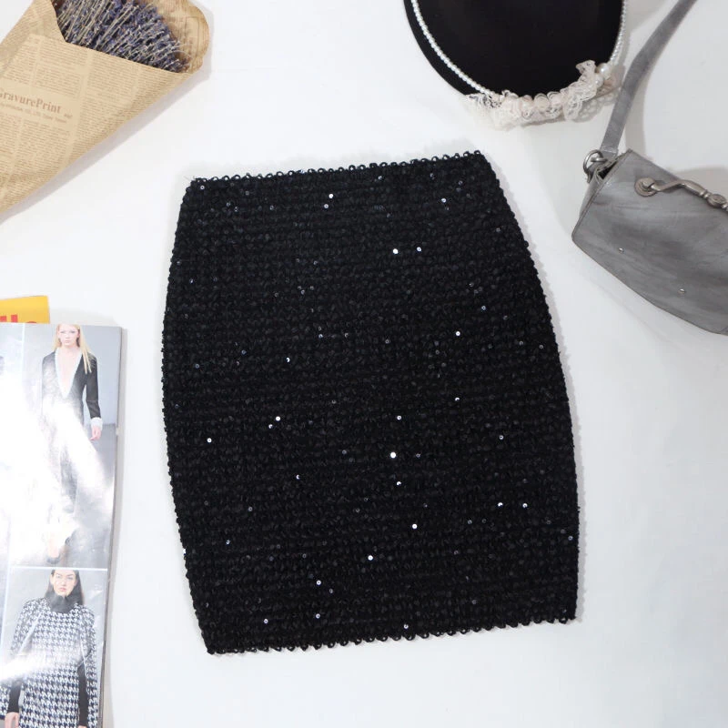 Women Bags Next - Spódnica z cekinami, podkreślająca biodra, z