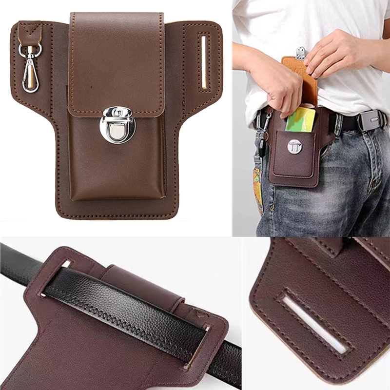 Saddle Bag Leather - Modna męska wielofunkcyjna torebka ze skóry