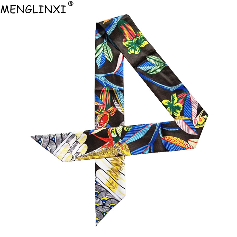 Women Bags Branded - Luksusowa marka Hummingbird drukuj Skinny Silk