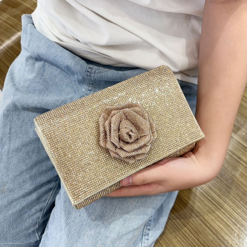 Olśniewająca srebrna kryształo – Evening Bag Beaded recenzja i cena