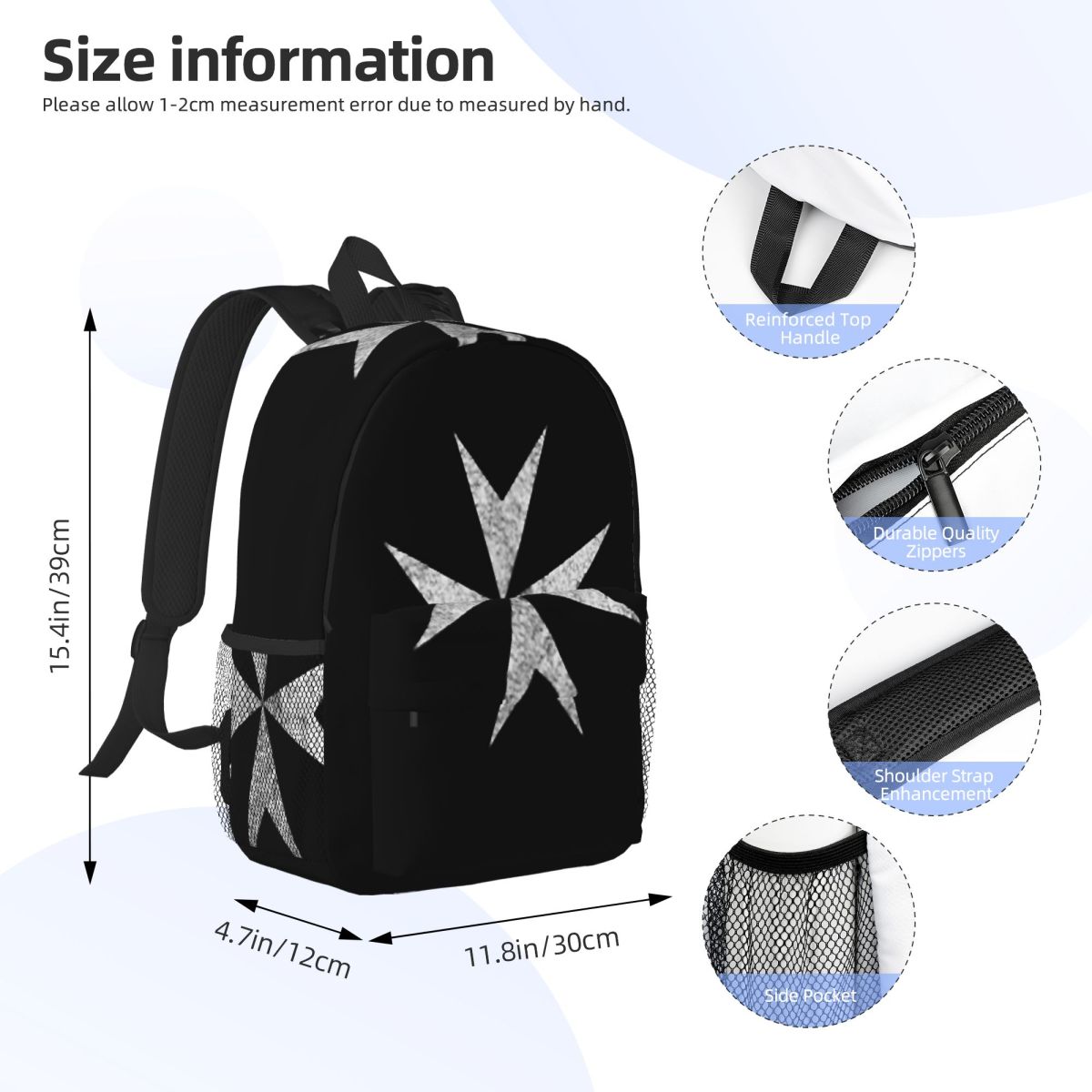 Plecak z Krzyżem Maltańskim Ry – Women Bags Malta recenzja i cena