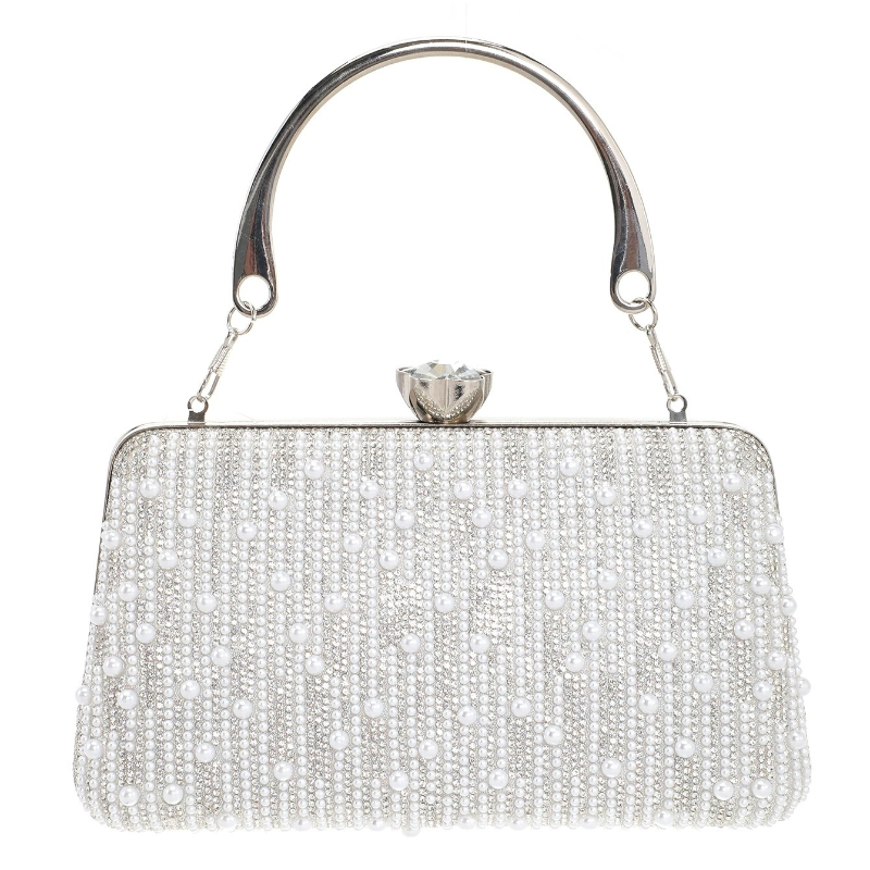 Eleganckie srebrne torebki wie – Evening Bag Beaded recenzja i cena