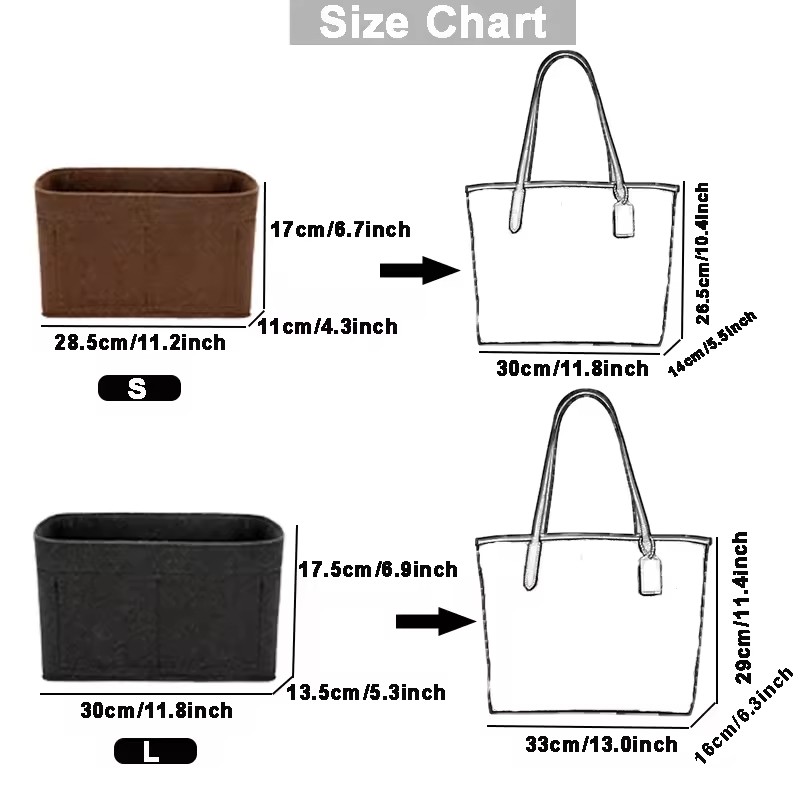 Organizer do torebki z filcu,  – Women Bags Coach recenzja i cena