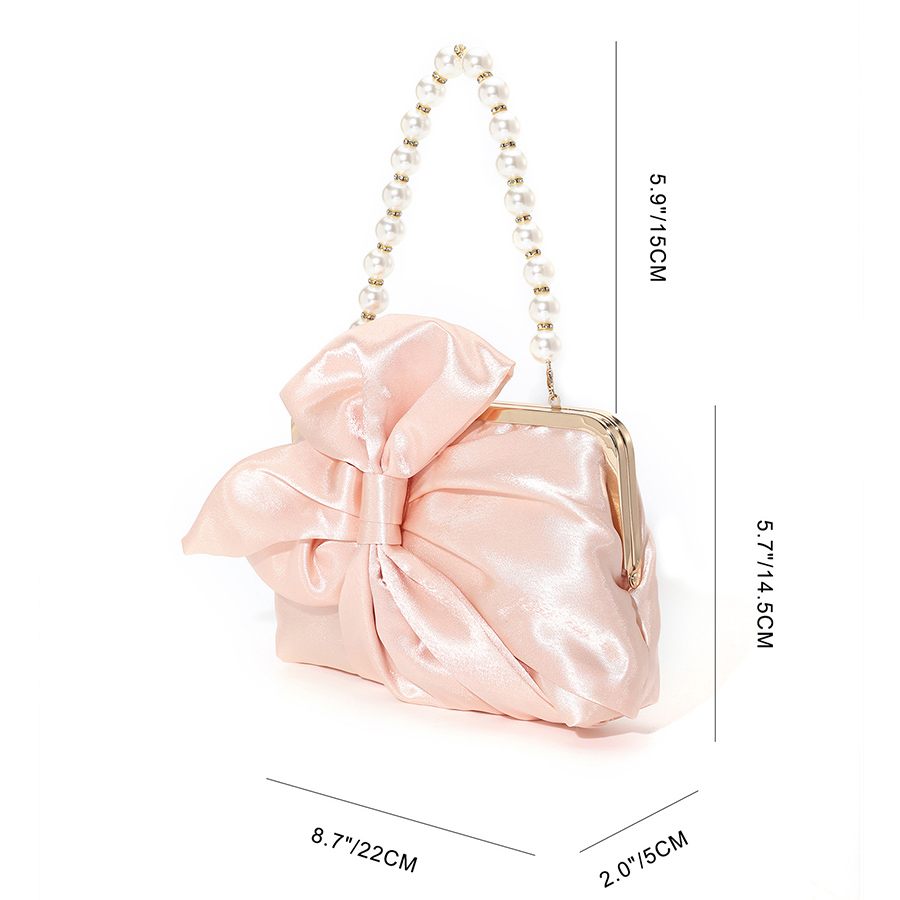 Białe satynowe torebki wieczor – Evening Bag Beaded recenzja i cena