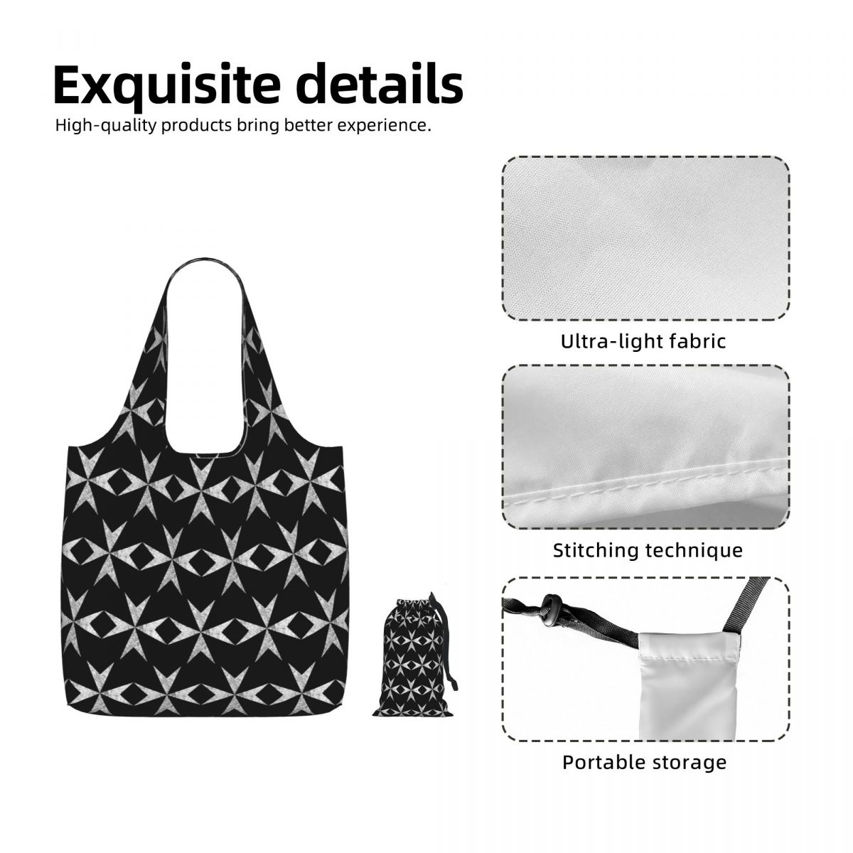Torba na zakupy z motywem Krzy – Women Bags Malta recenzja i cena