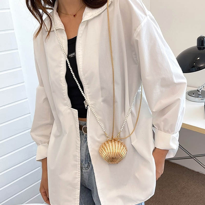 Metal Shell Bag Mini Lipstick  – Mini Purse Chain recenzja i cena