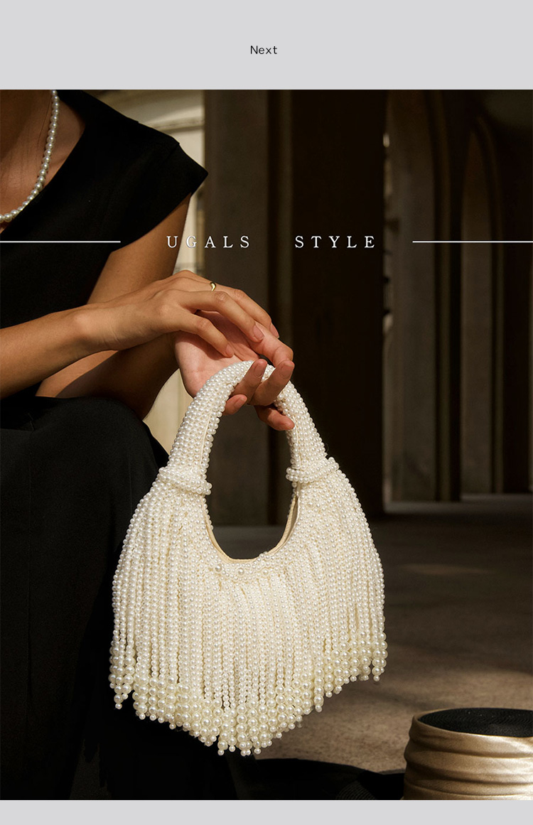 Torebka wieczorowa z perłową r – Evening Bag Beaded recenzja i cena