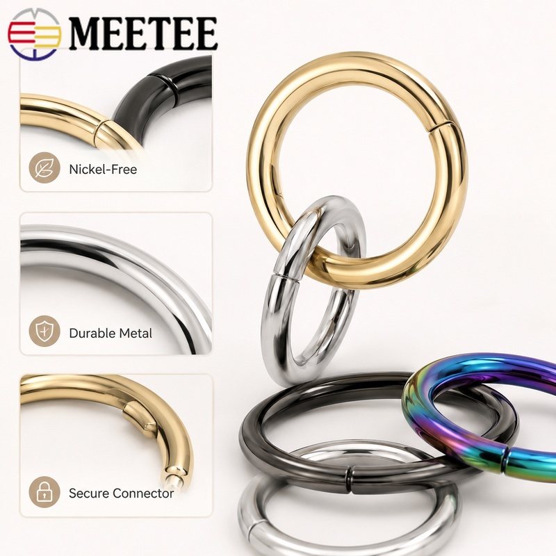 10/20 szt. Metalowe O-ringi 20 – Circle Round Bag recenzja i cena