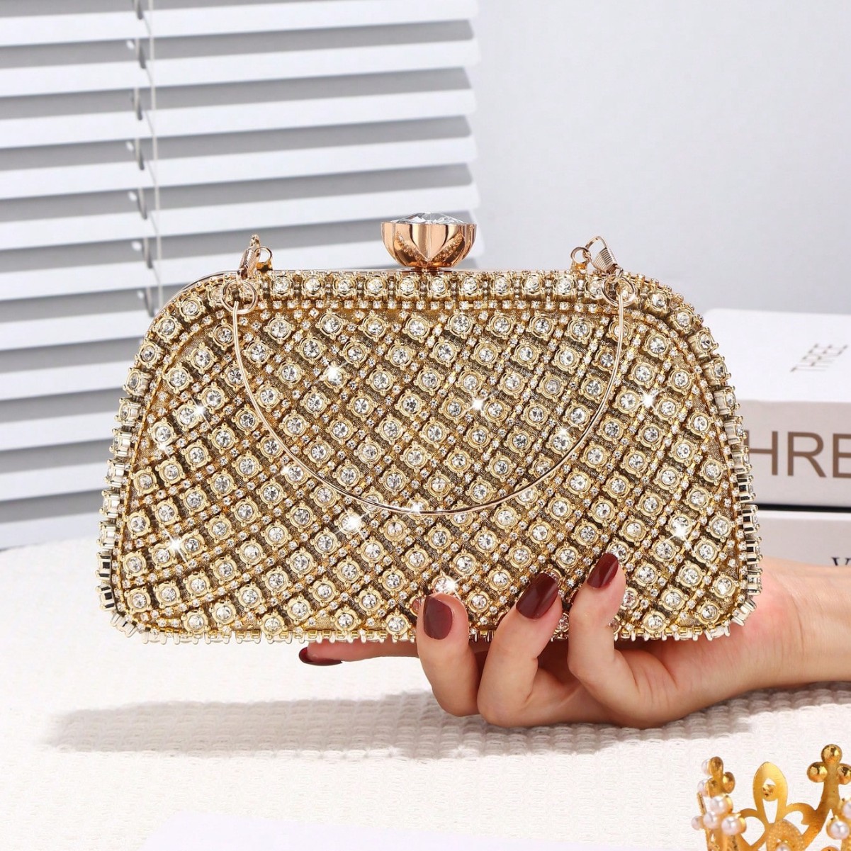 Luksusowe Diamentowe Brokatowe – Evening Bag Beaded recenzja i cena