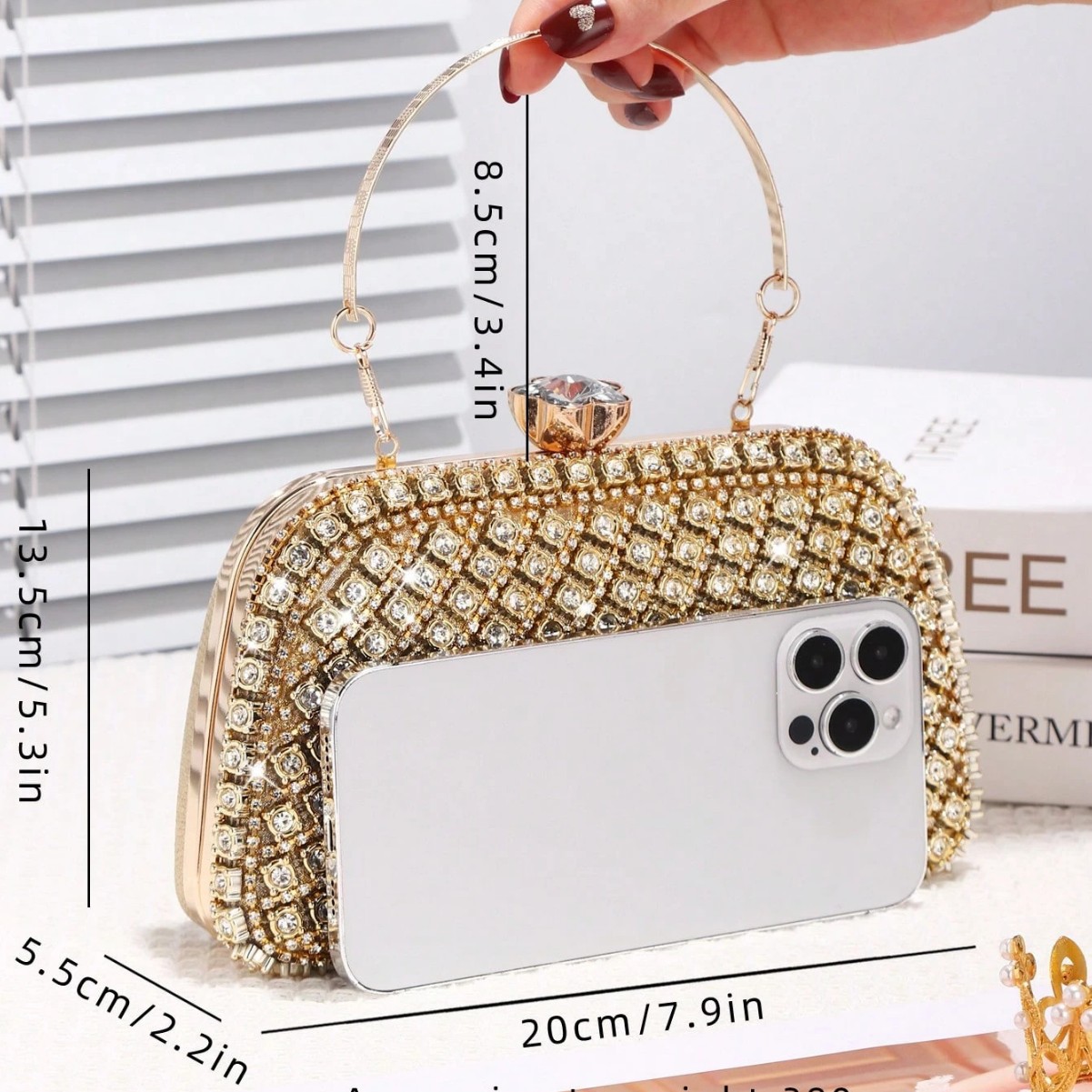 Luksusowe Diamentowe Brokatowe – Evening Bag Beaded recenzja i cena