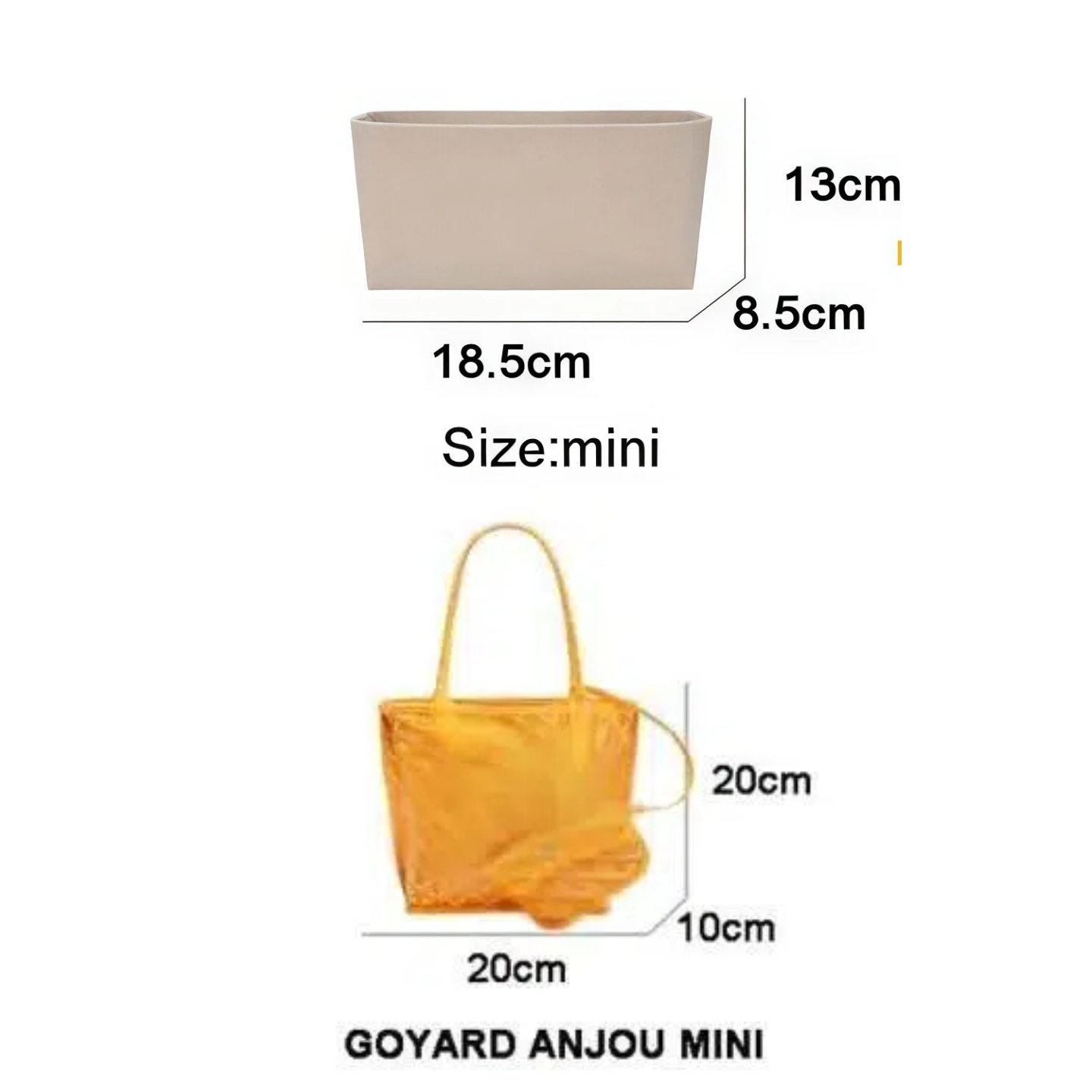 Filcowa wkładka do torby, orga – Women Bags Goyard recenzja i cena